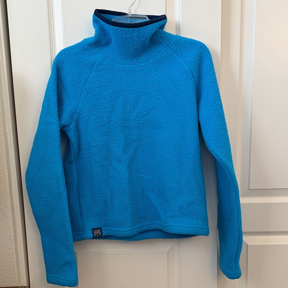Oiselle AT fleece pullover - S - blue